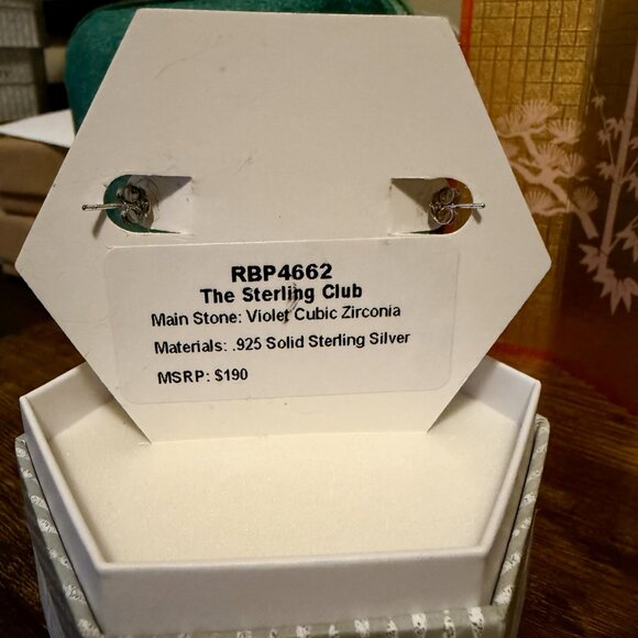 Bomb Party Earrings RBP 4662 The Sterling Club - Picture 2 of 4